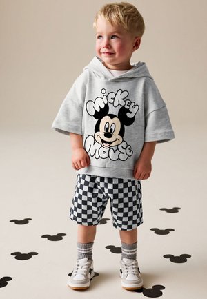 Next, REGULAR FIT - HOODED SET - Hættetrøje - grey marl and checkerboard