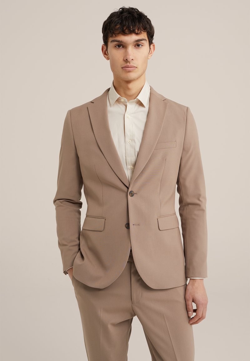 WE Fashion THE FLEX SUIT - Švarkas - brown