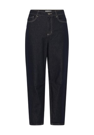 Kaffe, KAGHITA BARREL - Wide Leg - dark blue unwashed denim