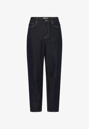 Kaffe, KAGHITA BARREL - Wide Leg - dark blue unwashed denim