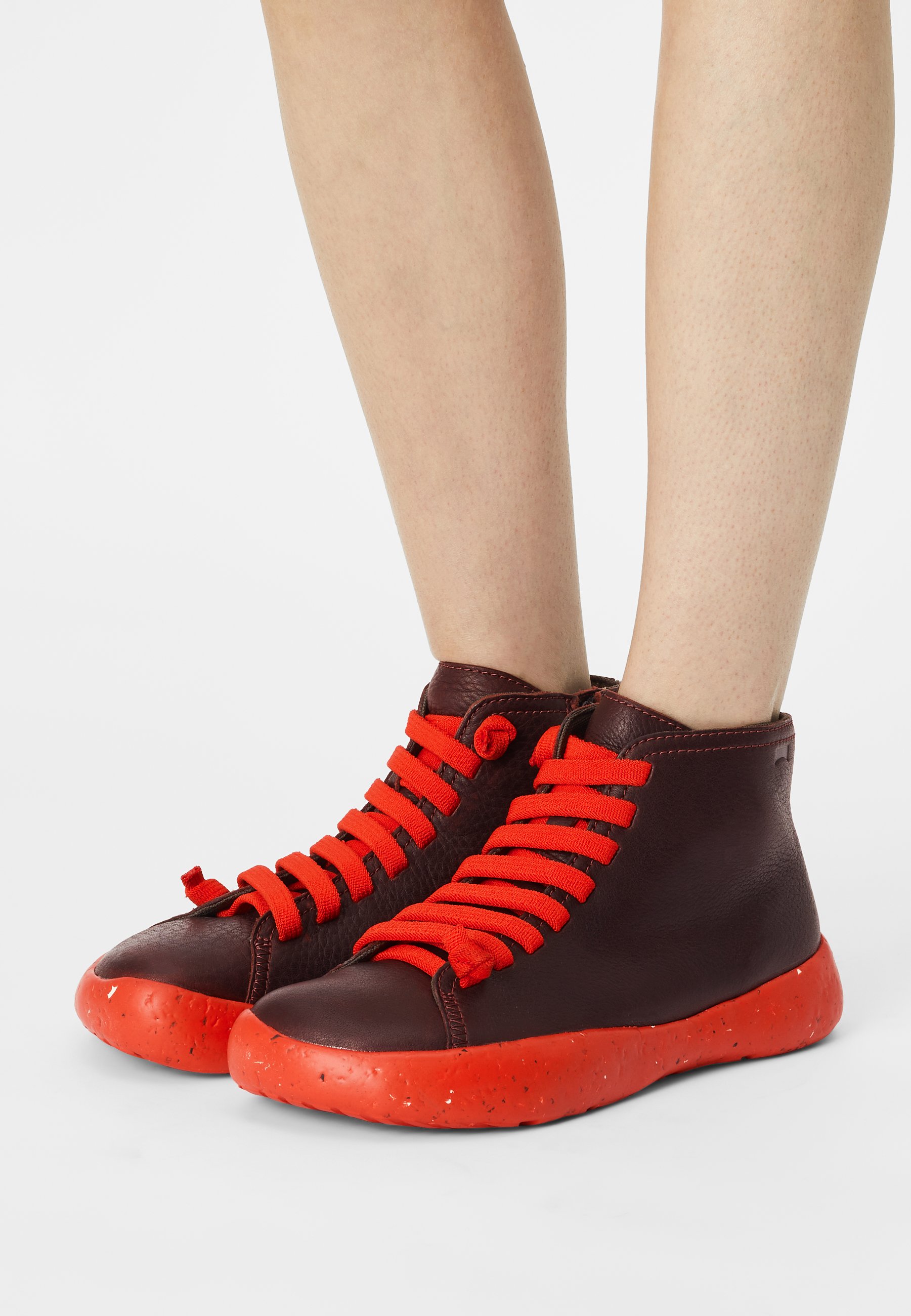 Camper Zapatillas altas - burgundy/marrón - Zalando.es