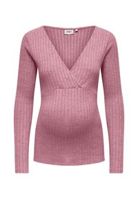 ONLY MATERNITY CACHE-COEUR  - Blouse - mesa rose