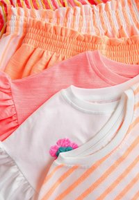 Next 3 PACK  REGULAR FIT - Pidžamas komplekts - fluro orange pink