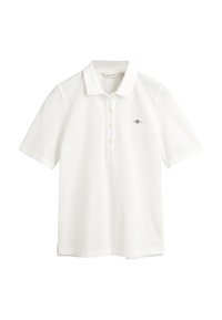SLIM FIT - Polo marškinėliai - eggshell