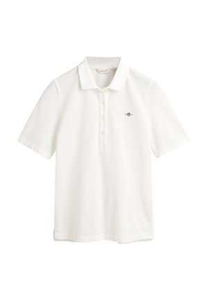 GANT SLIM FIT - Polosärk - eggshell