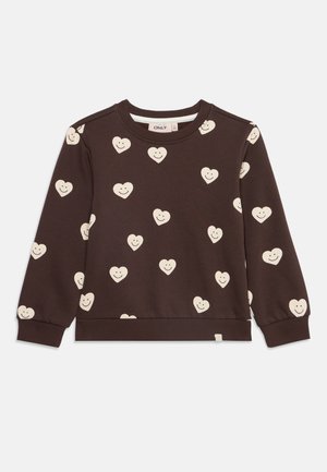 ONLY MINI, KMGELVA O NECK - Sweater - coffee bean/tofu