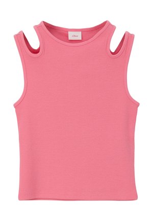 s.Oliver MIT SCHULTER CUT OUT - Top - rosa