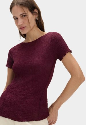Marks & Spencer, TEXTURED TOP. - Blusa - burgundy