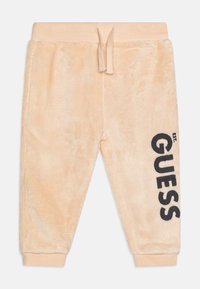 Guess BABY HOODED ACTIVE PANTS SET - Tuta - beige/blanco/multi-coloured