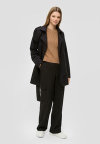 QS Strickpullover - sandstein