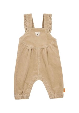 Steiff, LATZHOSE WOOF & FLUFF, VERSTELLBARE TRÄGER - Latzhose - sesame
