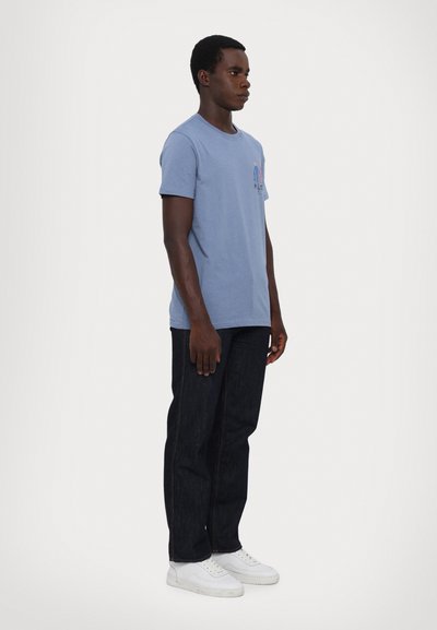 PS Paul Smith BIKE - Print T-shirt - light blue