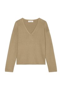 Marc O'Polo V-NECK - Jumper - dusty earth