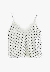 Non sélectionné, ecru/black polka dot