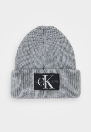 MONOGRAM BEANIE - Čepice - marble grey