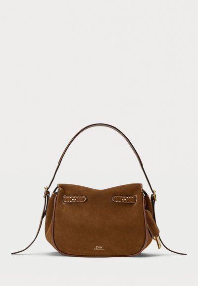 Polo Ralph Lauren POLO ID SUEDE MINI SATCHEL - Rokassoma - cinnamon
