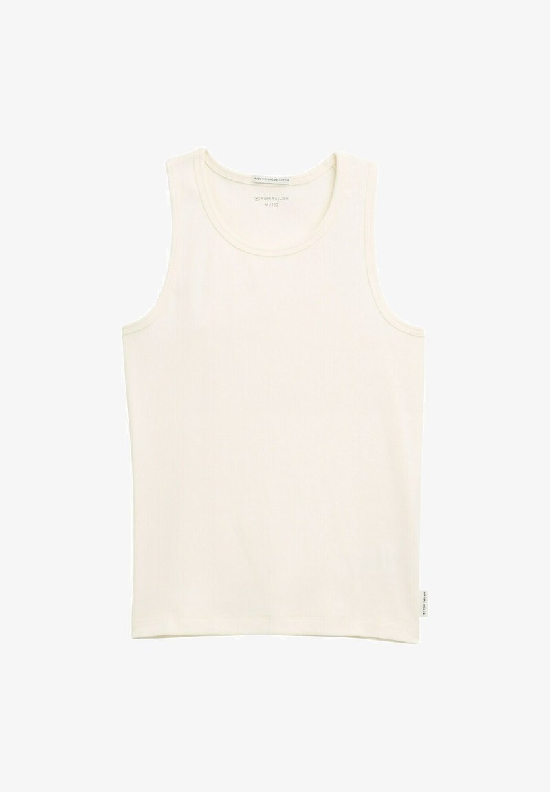 TOM TAILOR BASIC - Top - wool white