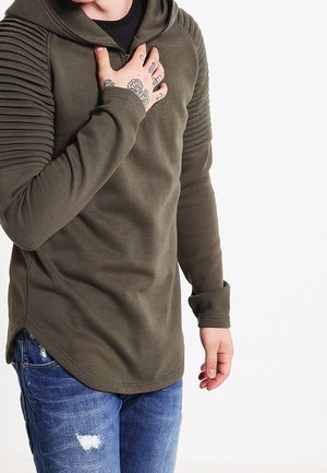 Kapuzenpullover - olive