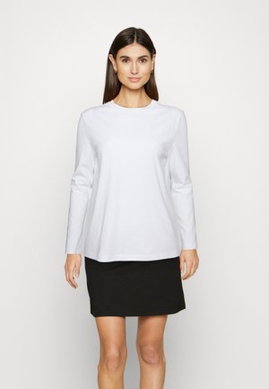 STRAIGHT CREW - Bluzka z długim rękawem - soft white