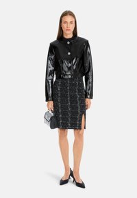 Marc Cain Kunstlederjacke - black