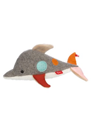 sigikid DELFIN PATCHWORK SWEETY - Peluche - grau weiß