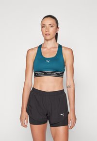 Puma KEEPS BRA - Sujetadores deportivos con sujeción media - cold green