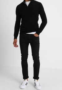 United Colors of Benetton Stickad tröja - black