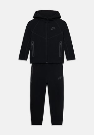 TECH UNISEX SET  - Trainingsanzug - black /green abyss/mint foam