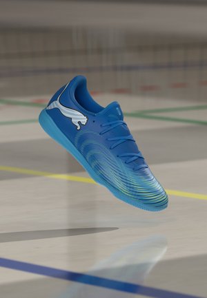 Puma, FUTURE 9 PLAY IT - бутонки за игра на закрито - ultra blue/white/luminous blue/fizzy melon