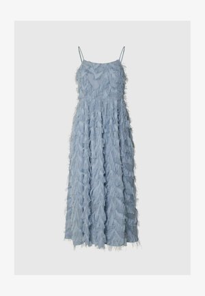 Selected, Midi Strap - Vestito casual - dusty blue