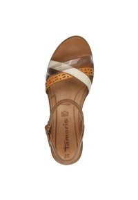 Tamaris Sandali con plateau - cognac comb