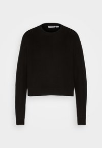 NOISY MAY Maglione Donna Nmmaysa L/S Stripe O-Neck - Regular Fit, Crema, Maniche Lunghe, Scollo Rotondo