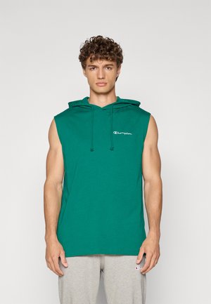 Champion HOODED TEE - T-shirt print - dark green