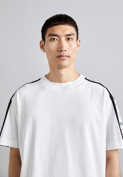 Missoni SHORT SLEEVE  - Μπλουζάκι με στάμπα - white base/multi beige tones