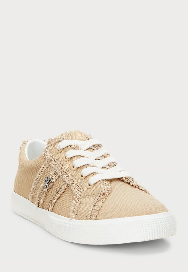 JANSON FRAYED CANVAS SNEAKER - Trainers - sand dune4