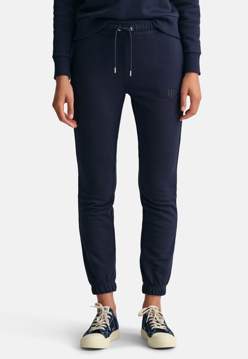 GANT - TONAL ARCHIVE SHIELD  - Pantaloni sportivi - evening blue, Ingrandire