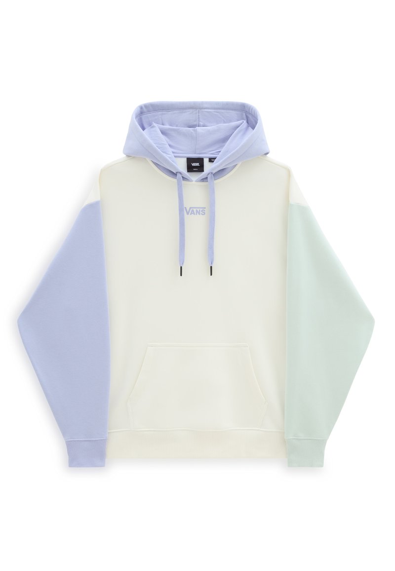 Vans COLORBLOCK OVERSIZED HOODIE - Hoodie - marshmallow cosmic sky
