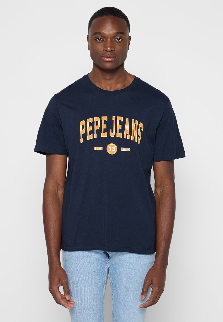 Pepe Jeans T-shirt print donkerblauw