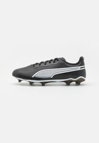 Puma - KING MATCH FG/AG - Vormitud naeltega jalgpallisaapad - black/white Väikepilt 1