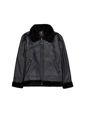 Alpha Industries, Faux leather jacket - black
