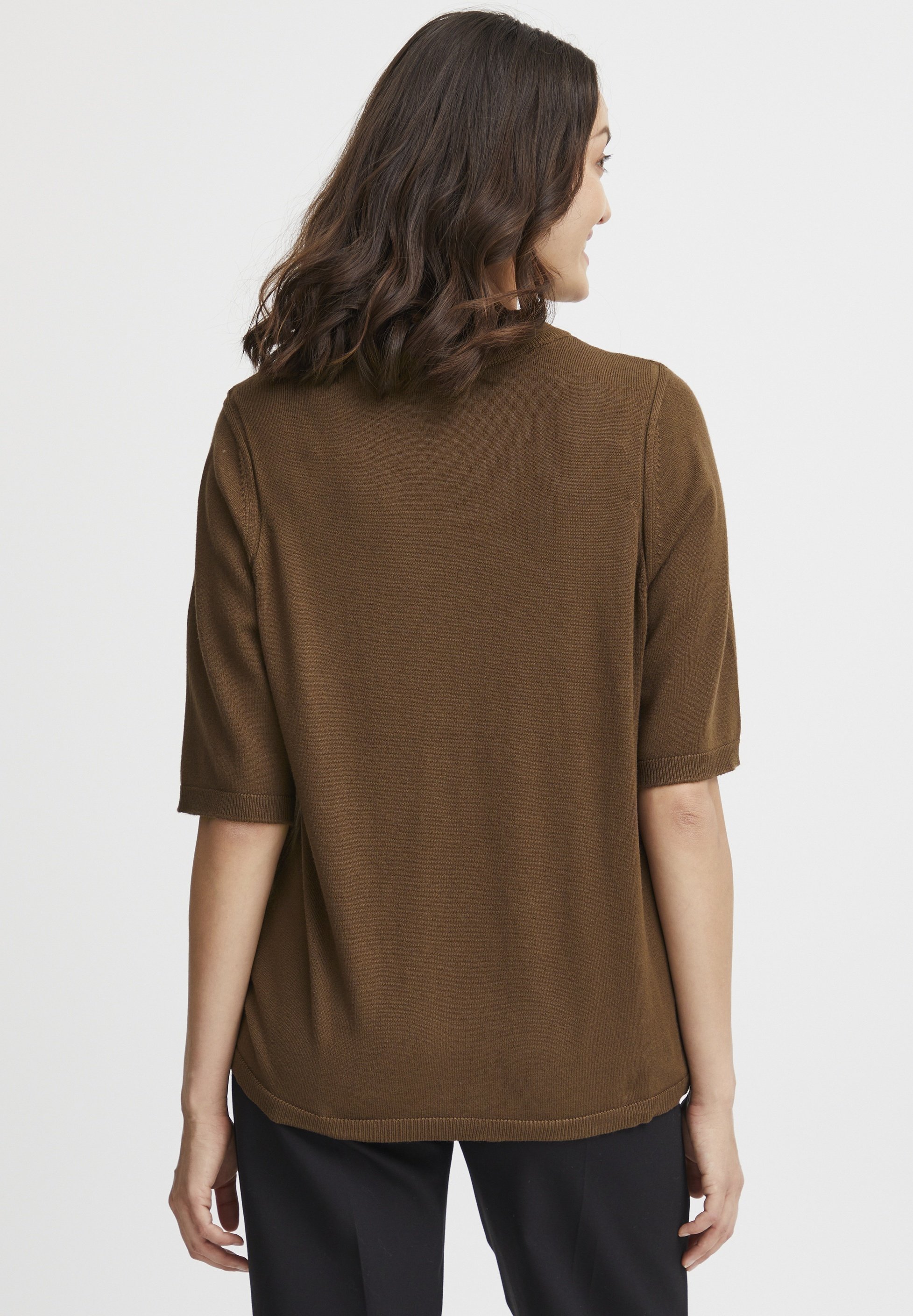 売れ筋商品|||ビーヤング Tシャツ レディース トップス BYONEMA - Basic T-shirt - java melange b.young by Zalando BYONEMA - Basic T-shirt - java melange