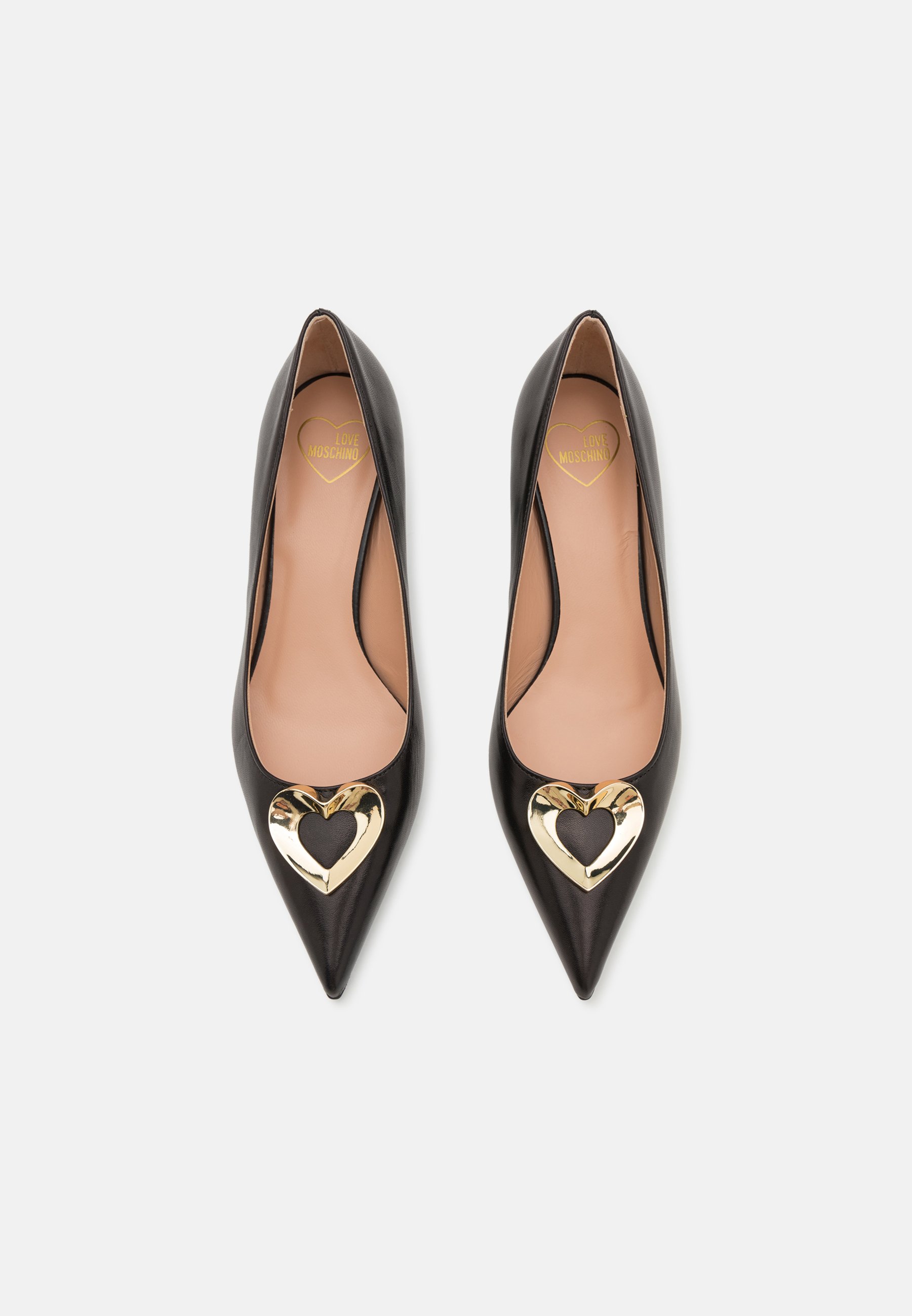 Love Moschino HEART SCULPTURE - Classic heels - black - Zalando