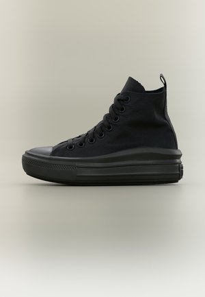 Converse, CHUCK TAYLOR ALL STAR MOVE UNISEX - Sneaker high - black/dark smoke grey