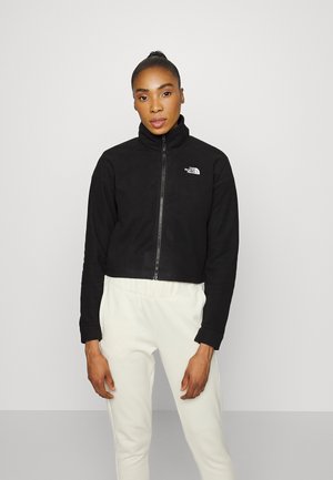 GLACIER CROP - Forro polar - black