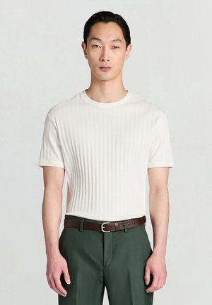 T-Shirt basic - bianco lana