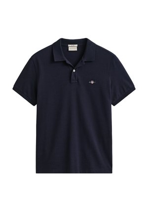 GANT, SLIM SHIELD - Poloshirts - dark blue