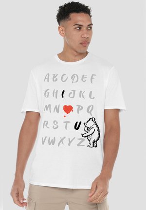 Disney, WINNIE THE POOH CLASSIC POOH ALPHABET INK - T-Shirt print - white