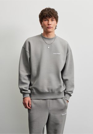 Pegador, PEGADOR STRUCTURED OVERSIZED SWEATER TATE - Sweatshirt - washed grey