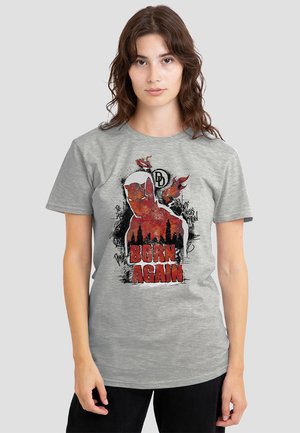 DAREDEVIL BORN AGAIN MATT MURDOCK GRAFFITI - Print T-shirt - mottled grey