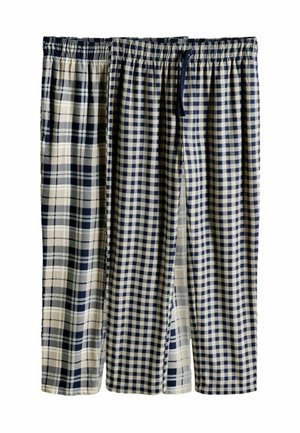 2 PACK WIDE SUPERSOFT - Pyžamové nohavice - navy grey